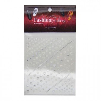 Fashion Sticker Diamond Silver